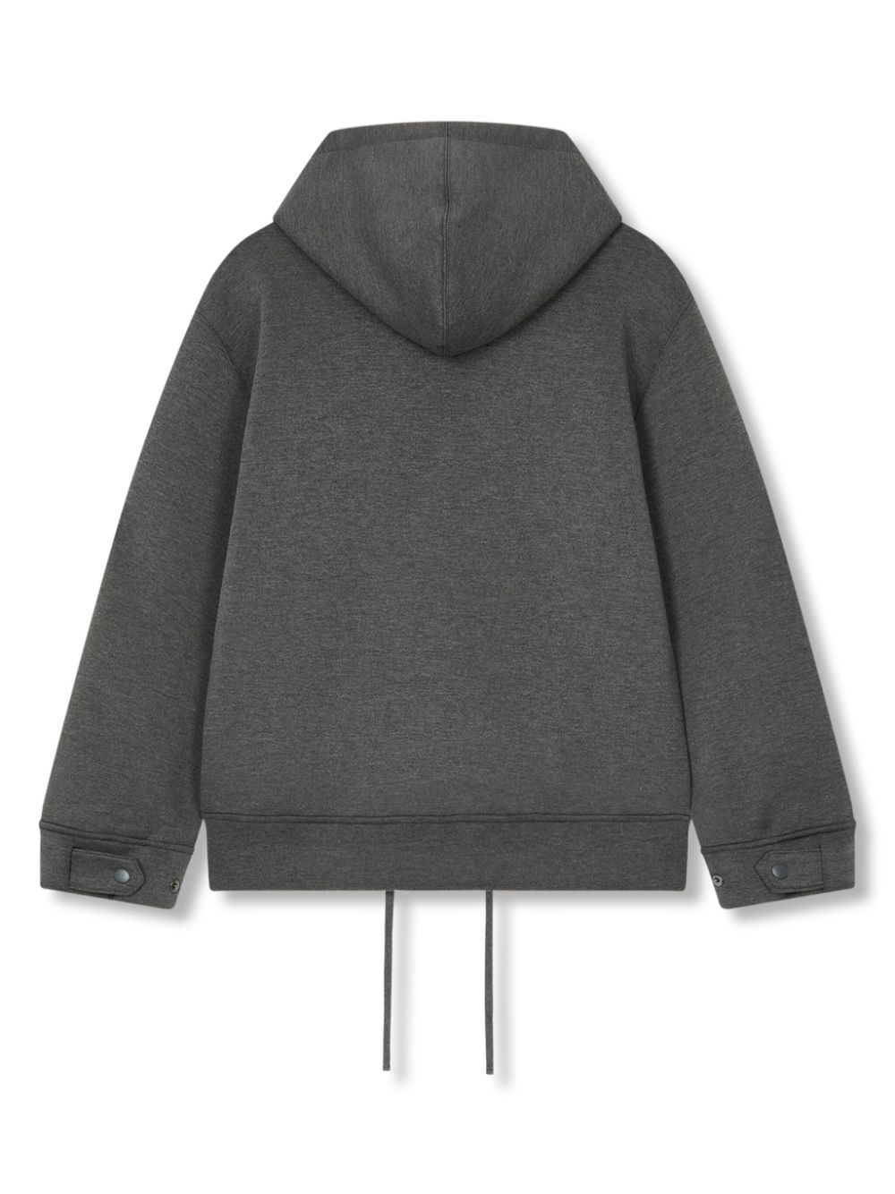 Shop Studio Tomboy Zip-up Oversized Jacket In Grey