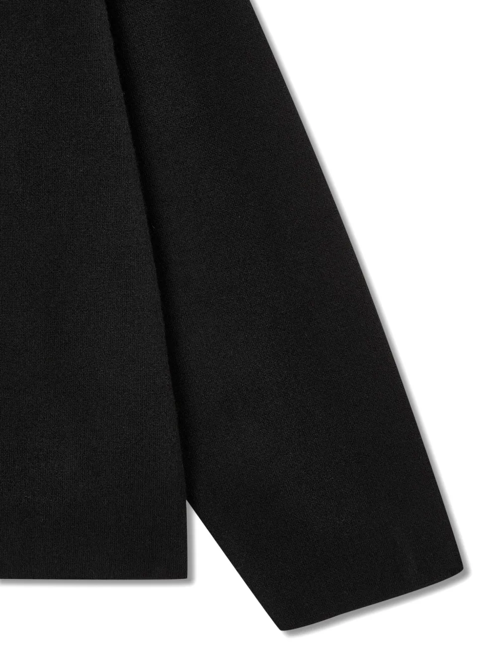 Studio Tomboy Drawstring-hood Jumper In Black