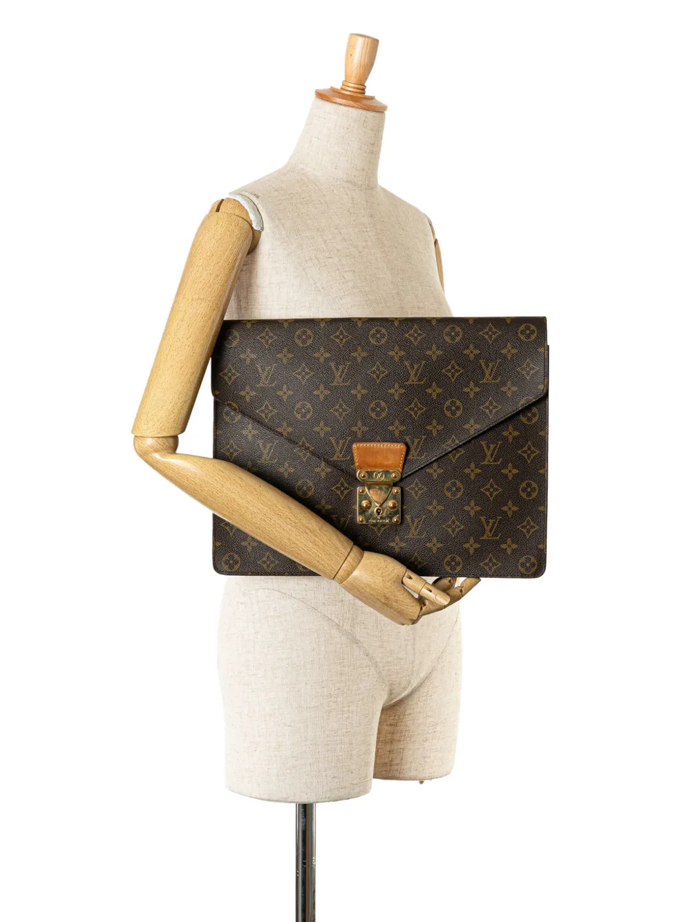 Affordable Louis Vuitton Pre-Owned 1990 Monogram Porte-Documents Senateur business bag WOMEN