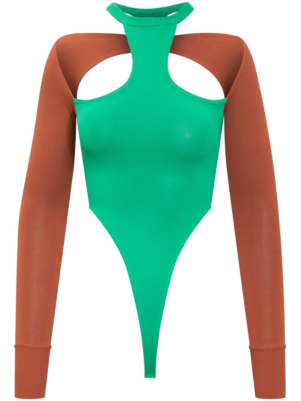 two-tone bodysuit