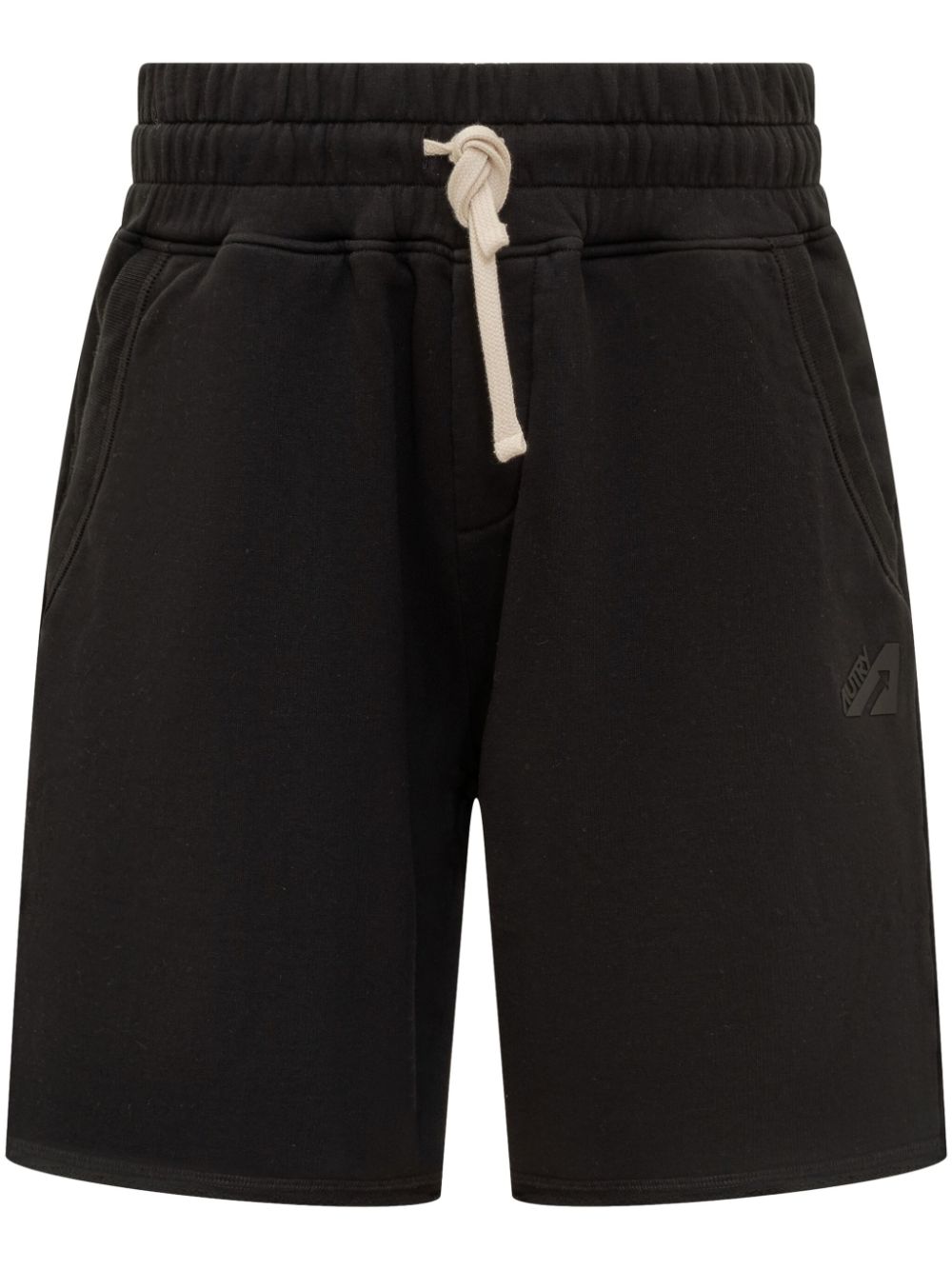 Autry logo-print track shorts – Black