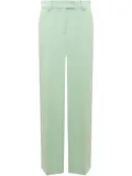 ALESSANDRO VIGILANTE front-slit skirt - Green