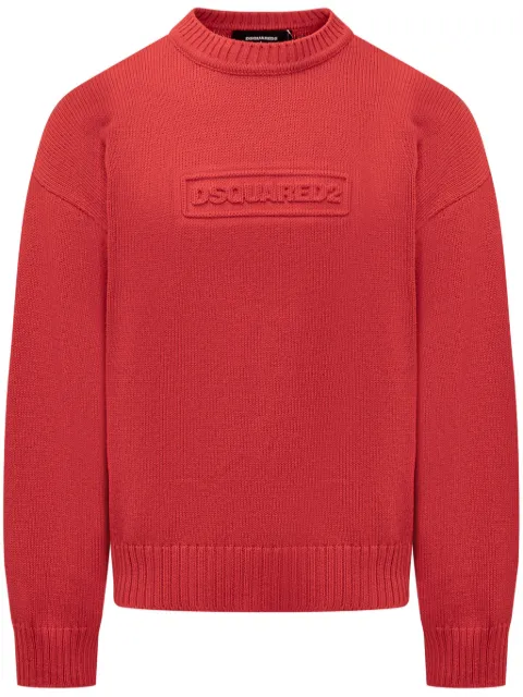 DSQUARED2 suéter con logo bordado
