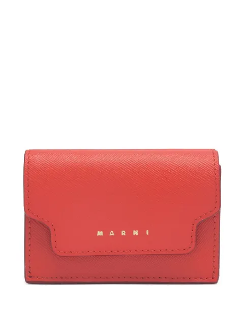 Marni cartera con logo estampado