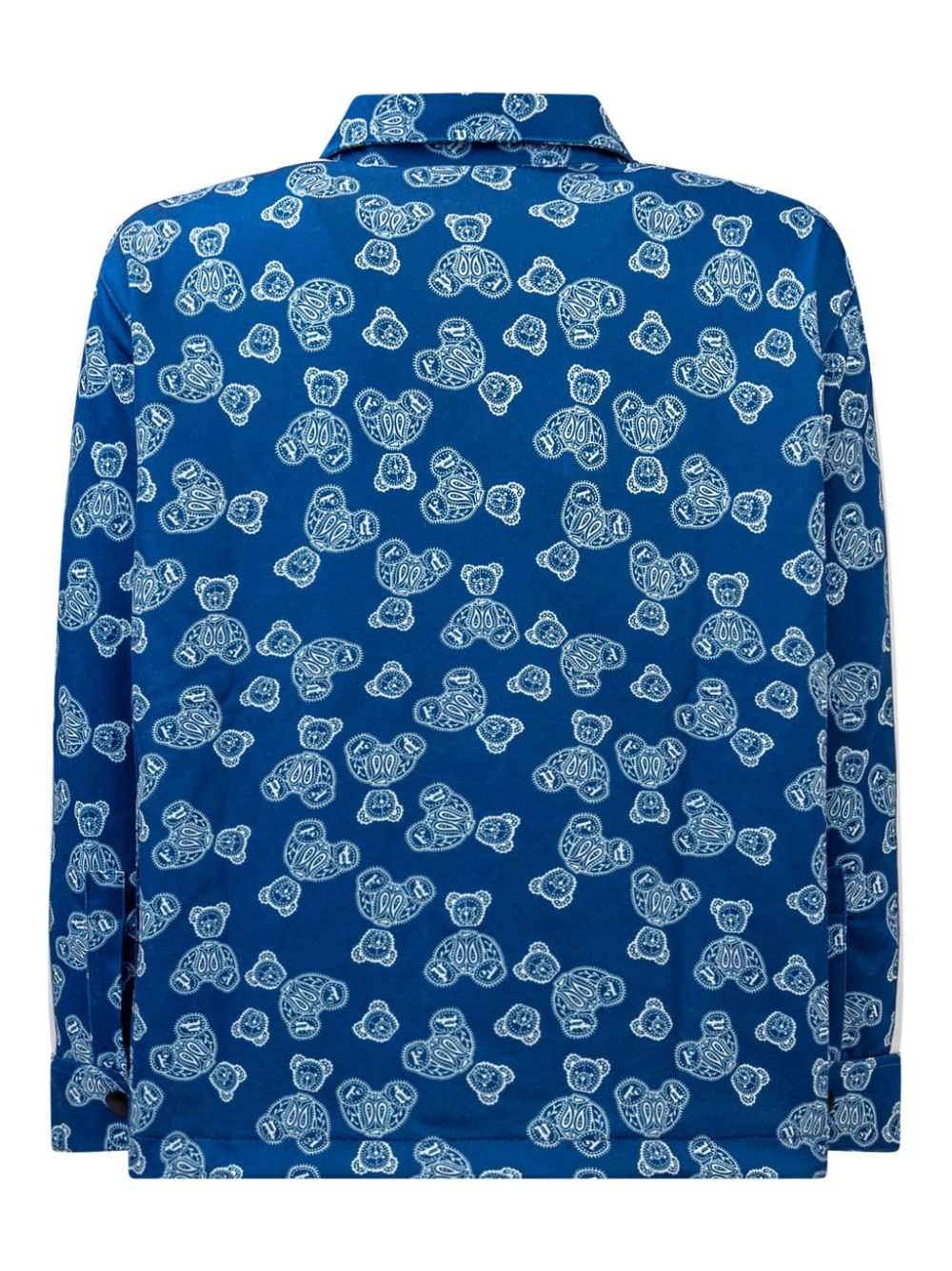 Palm Angels Kids Bear Paisley-print shirt - Blauw