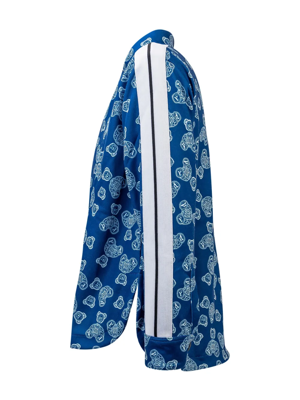 Palm Angels Kids Bear shirt met paisley-print Blauw