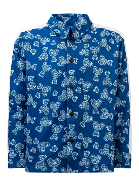 Palm Angels Kids Bear Paisley-print shirt