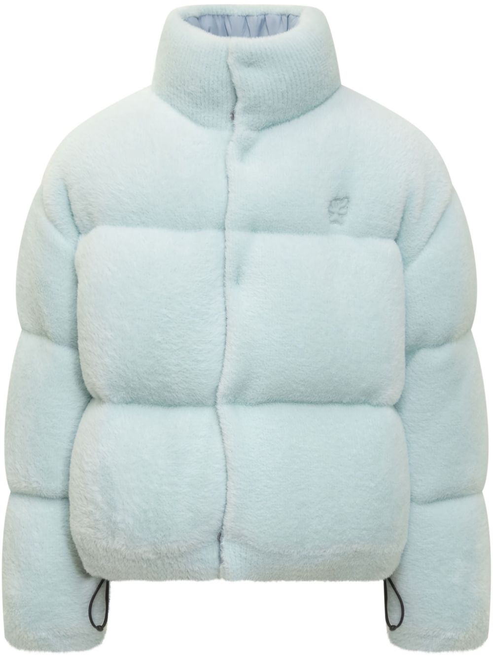 high-neck puffer jacket