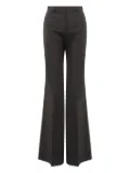 Del Core flared trousers - Black