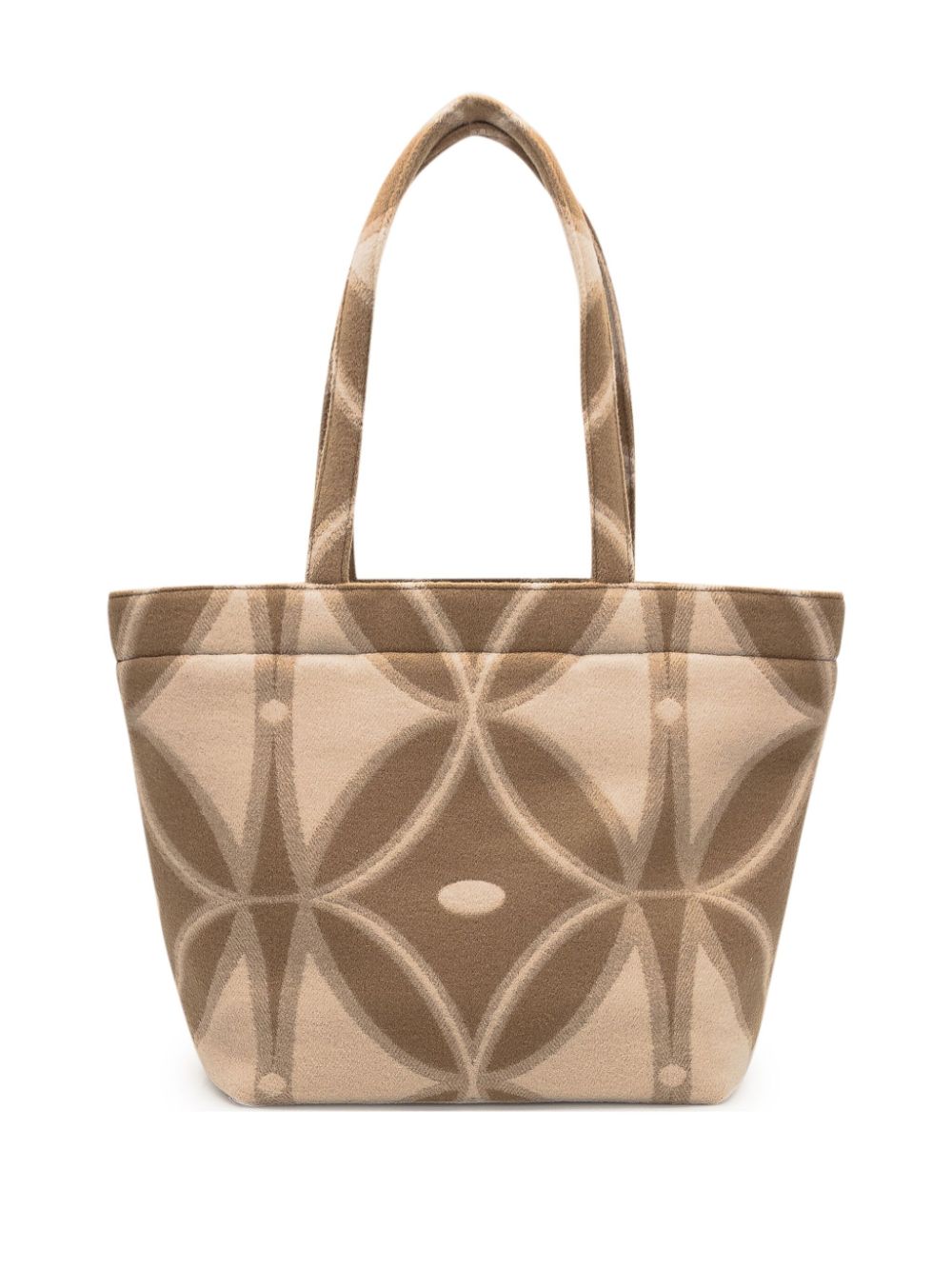 ETRO logo-embroidered tote bag - Beige