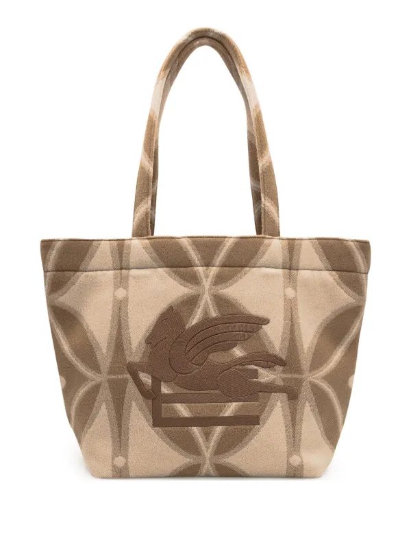 ETRO ロゴ トートバッグ | ニュートラル | FARFETCH JP