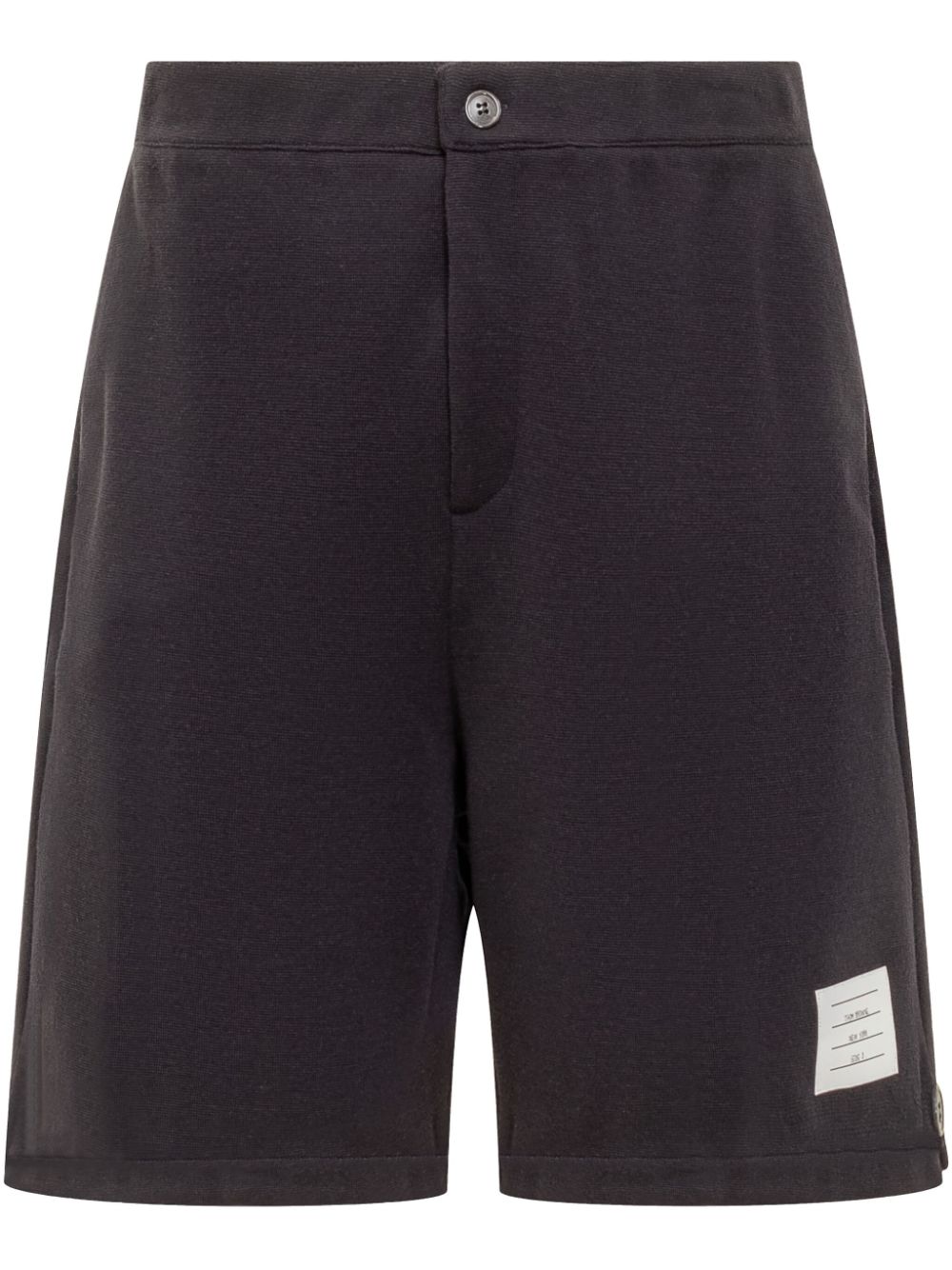 Thom Browne Shorts met logopatch Blauw