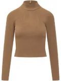 Michael Michael Kors mock-neck ribbed jumper - Neutrals
