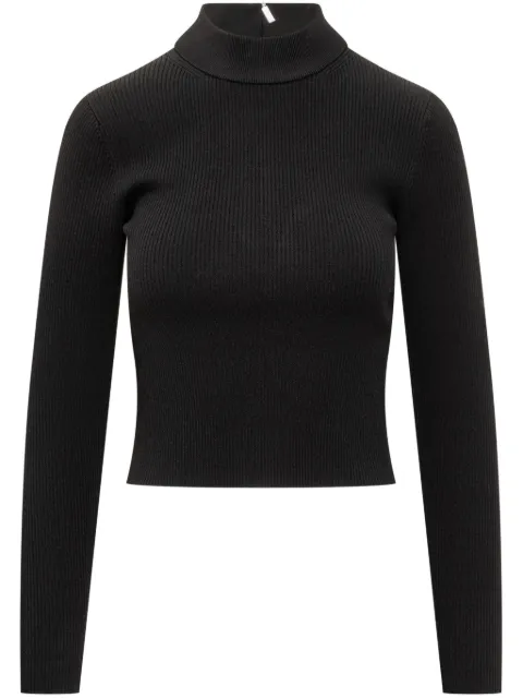 Michael Michael Kors high-neck ribbed-knit jumper