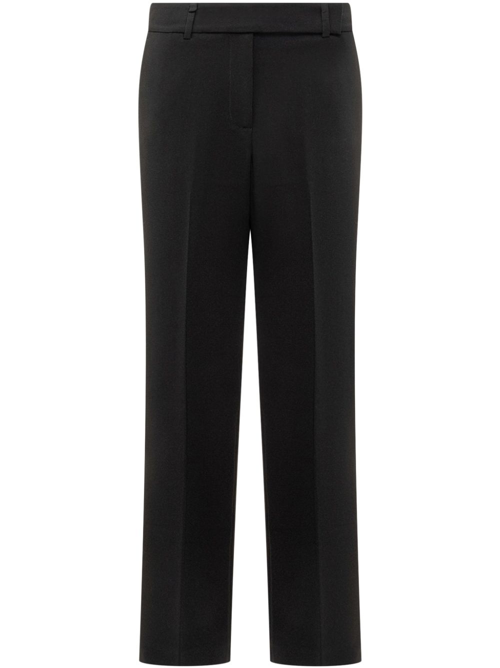 pleat-detail trousers