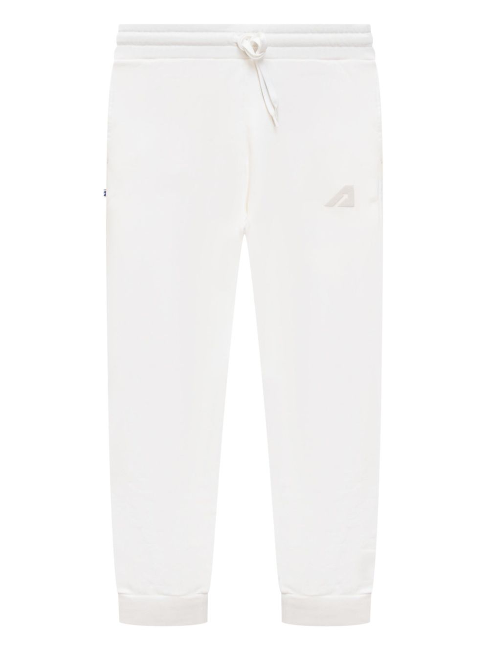 Autry Kids' Logo-appliqué Track Pants In 023w|apparel White