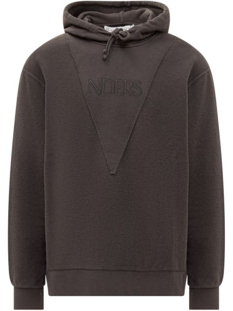 JW Anderson logo-embroidered hoodie Men