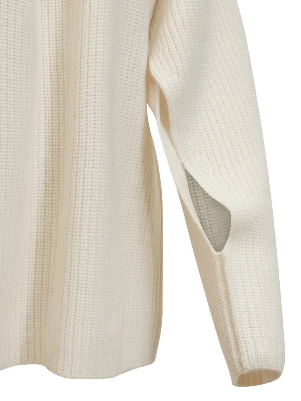 LouLou de Saison Kawa trui met uitgesneden detail Beige