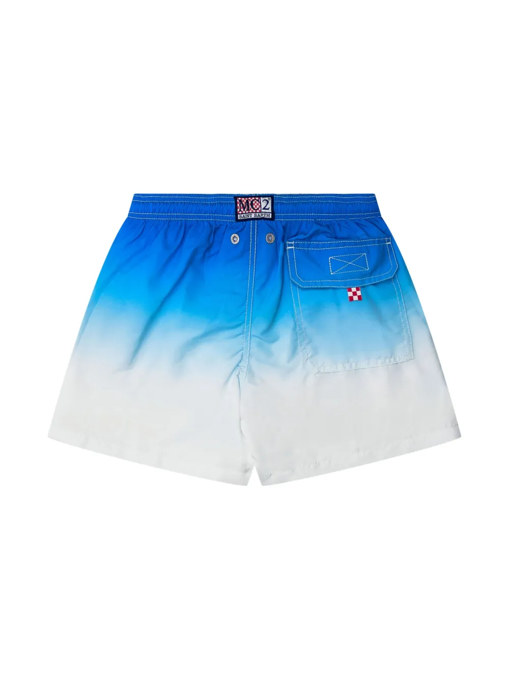 MC2 Saint Barth Kids gradient-effect swim shorts - Blauw