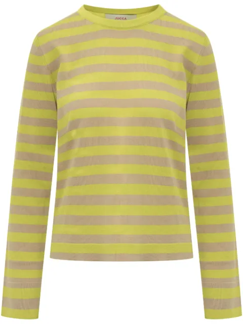 jucca approved playera manga larga con motivo de rayas