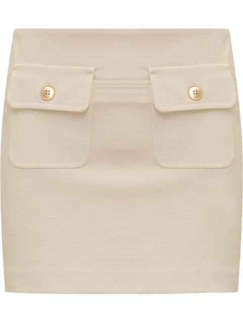 jucca approved flap-pockets mini skirt