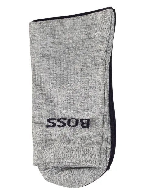 BOSS Kidswear logo-jacquard socks (pack of two)