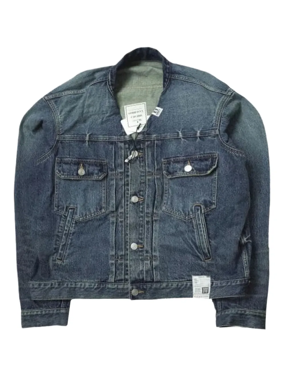 Maison MIHARA YASUHIRO button-up jacket - ブルー Maison MIHARA YASUHIRO button-up jacket - ブルー
