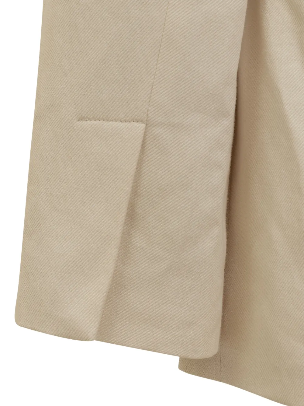 LouLou de Saison Icha blazer met dubbele rij knopen Beige