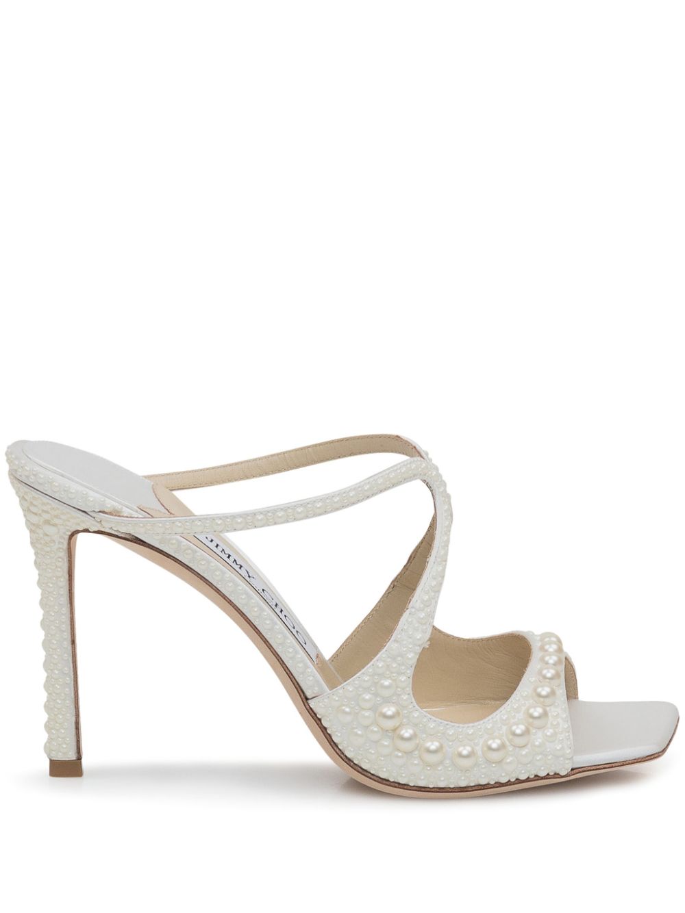 Jimmy Choo 95mm Anise pumps White