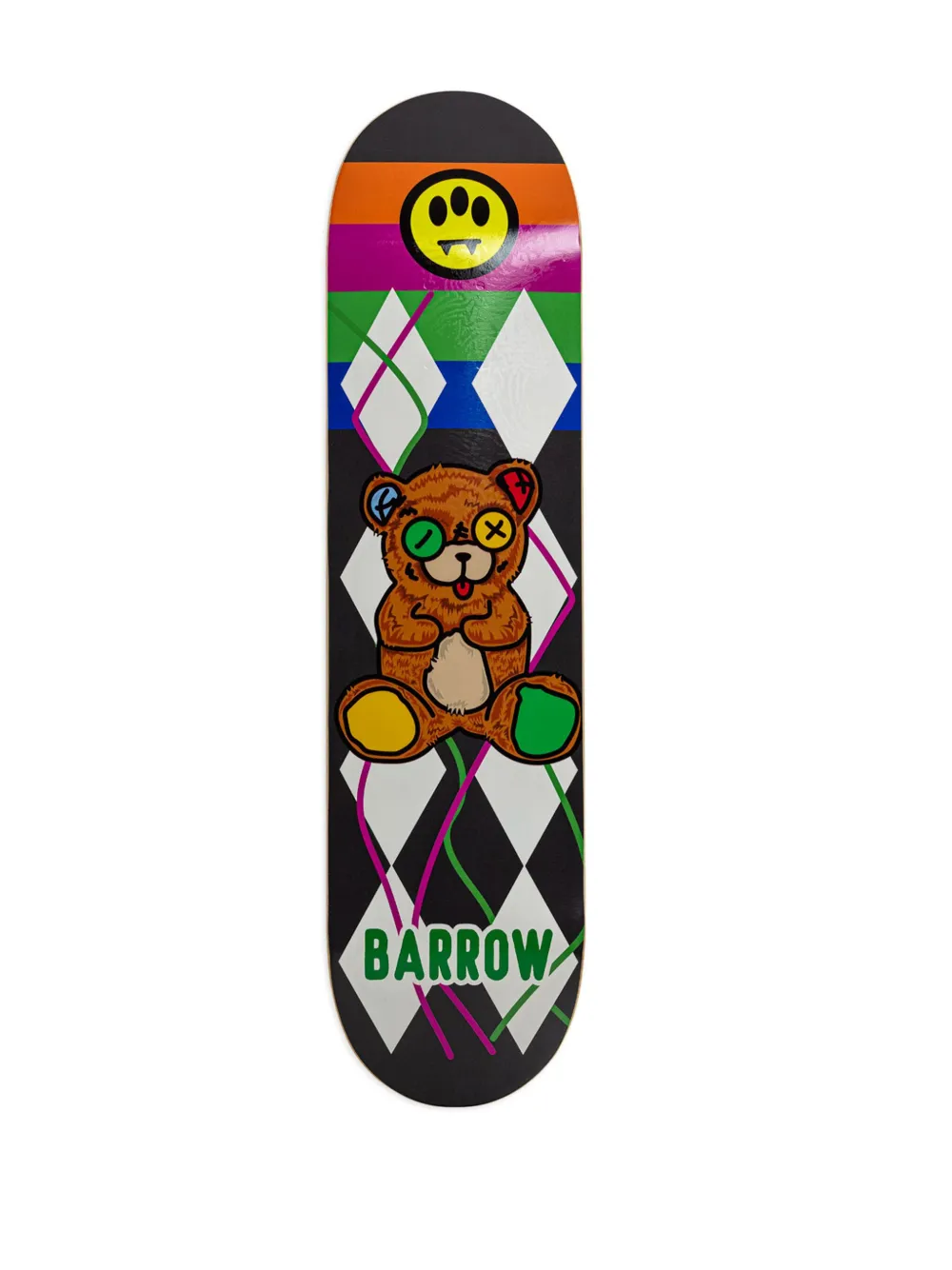 BARROW Skateboard met grafische print - Bruin