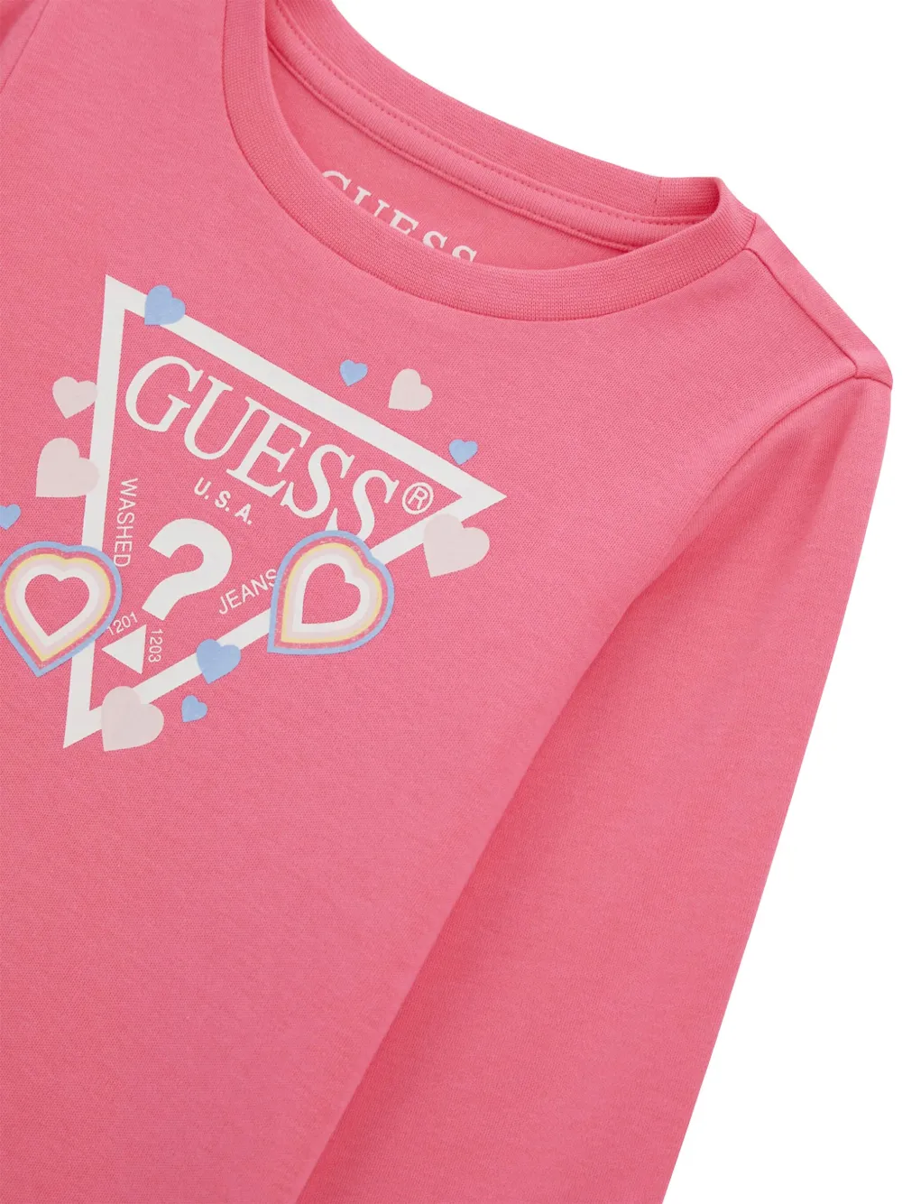 guess kids Jurk met logoprint Roze