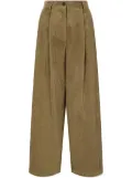 STUDIO TOMBOY two-tuck corduroy trousers - Neutrals