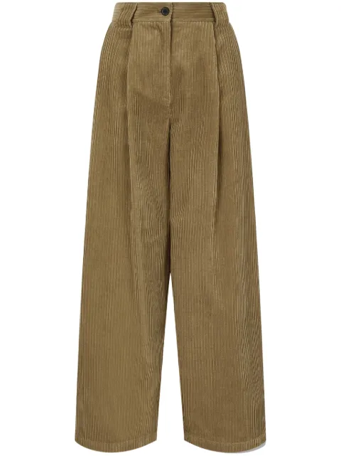 STUDIO TOMBOY two-tuck corduroy trousers 