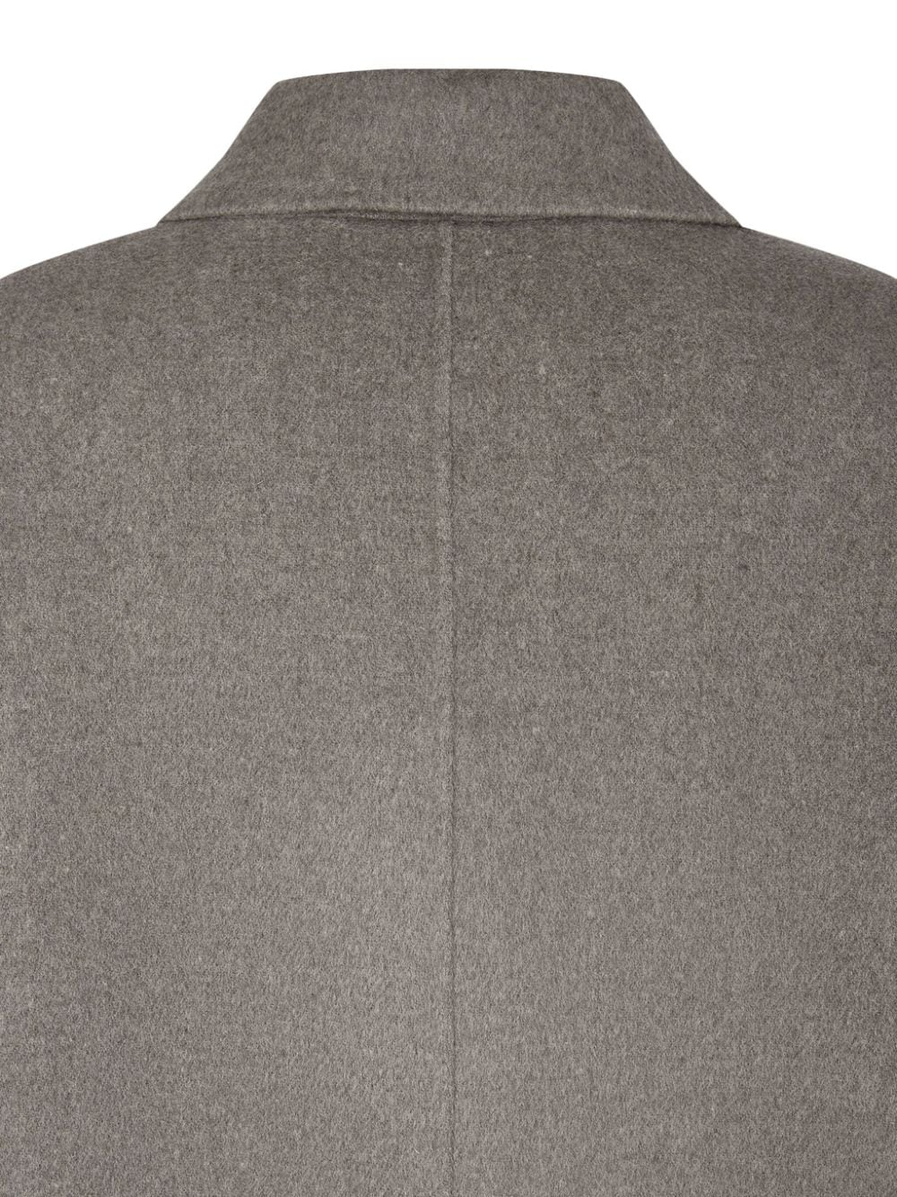 Shop Studio Tomboy Double-breasted Coat In Grey