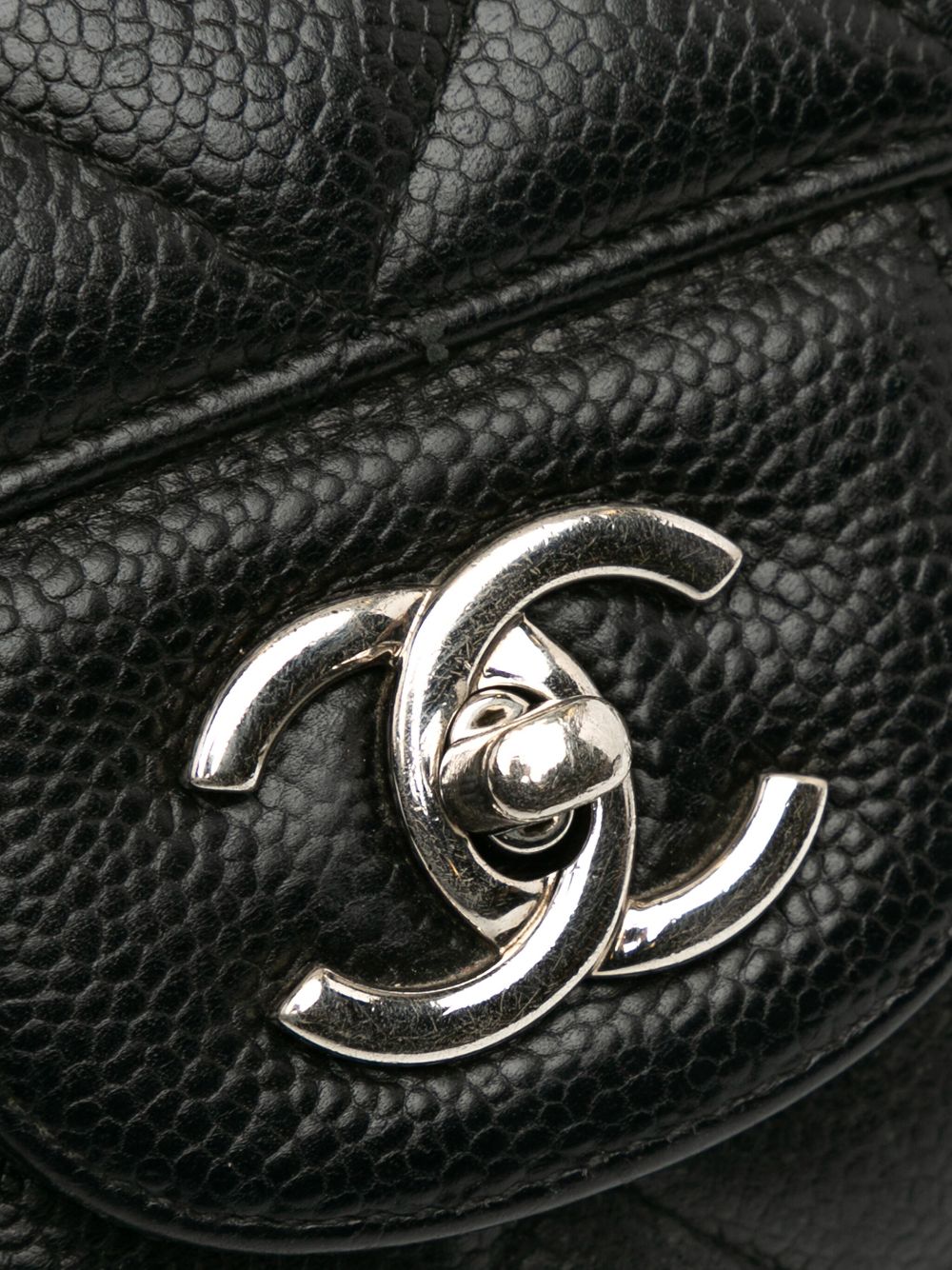 Affordable HOT SALE CHANEL 2010-2011 Maxi Classic Caviar Double Flap shoulder bag Women