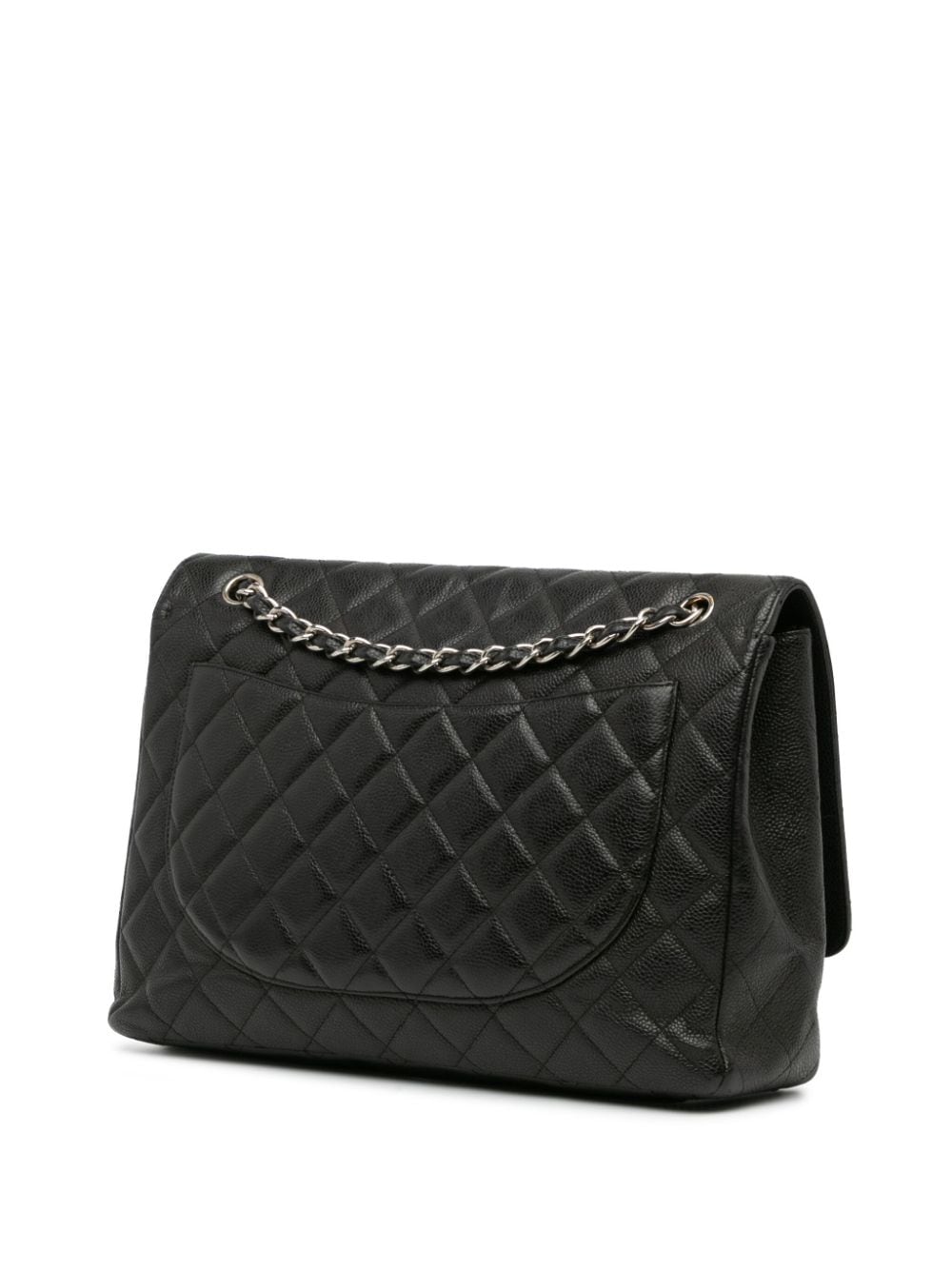 Affordable HOT SALE CHANEL 2010-2011 Maxi Classic Caviar Double Flap shoulder bag Women