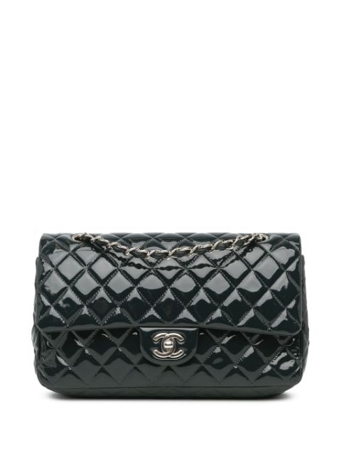 CHANEL 2014-2015 Medium Classic Patent Double Flap shoulder bag Women