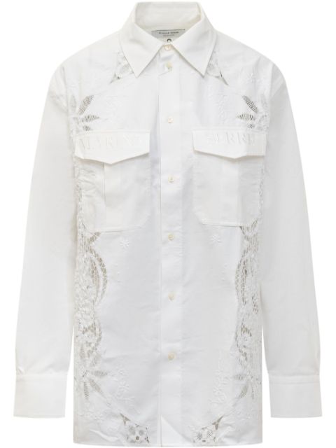 Marine Serre embroidered shirt