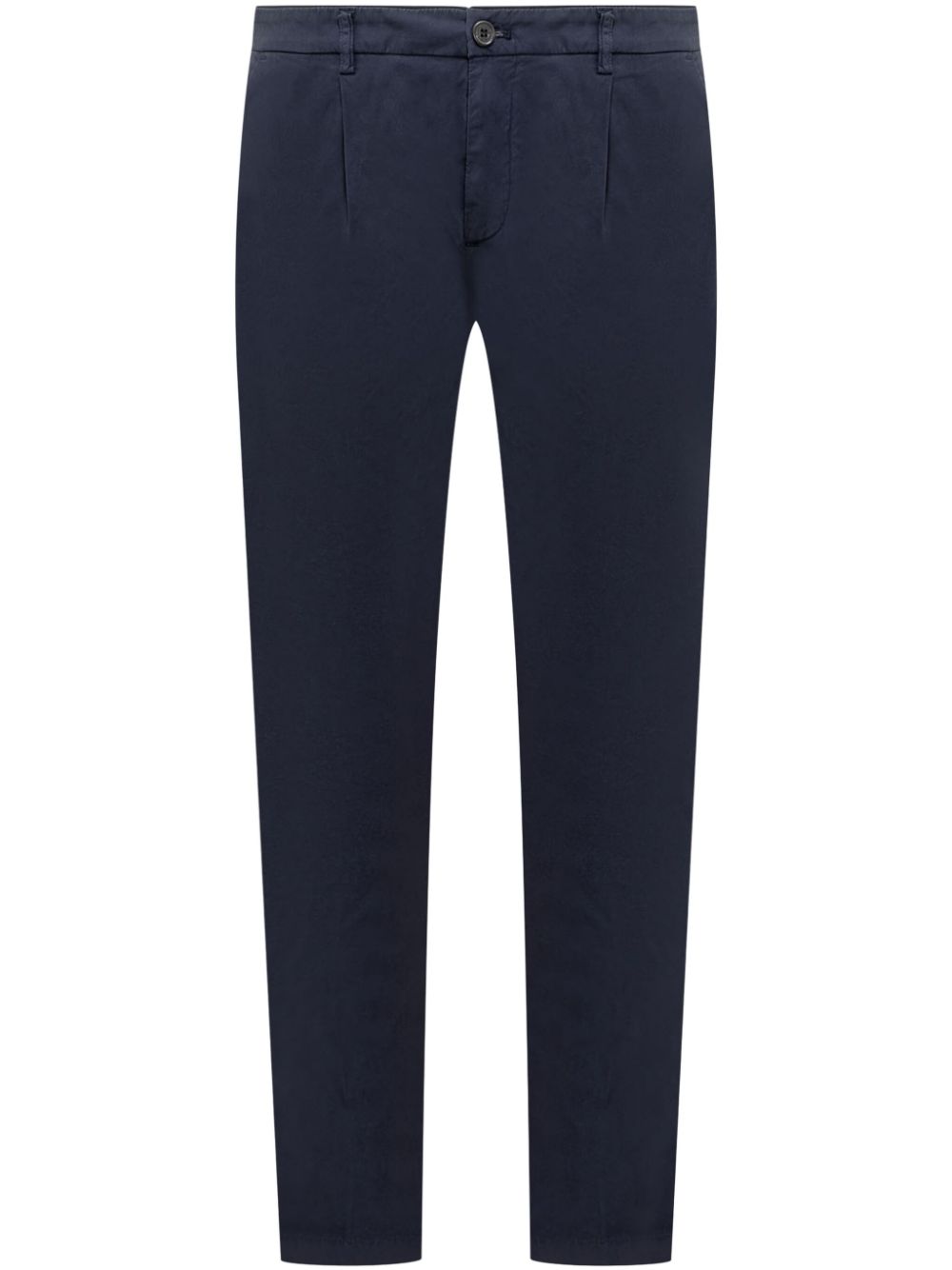 slim-cut chino trousers