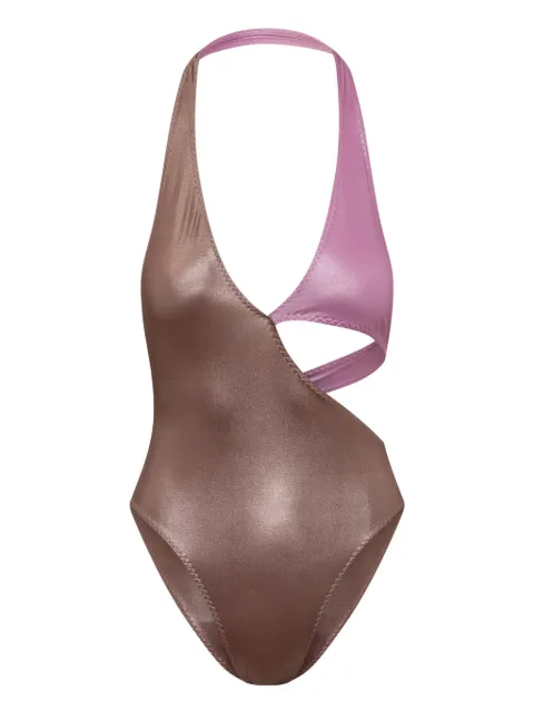 ALESSANDRO VIGILANTE two-tone swimsuit