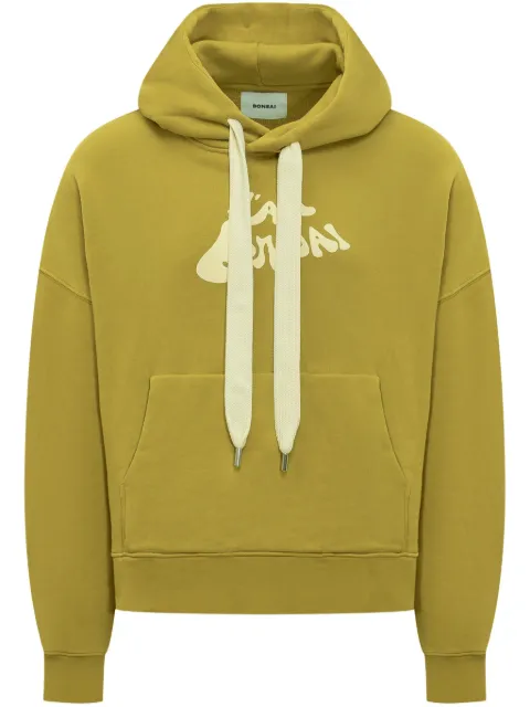 Bonsai logo-print hoodie