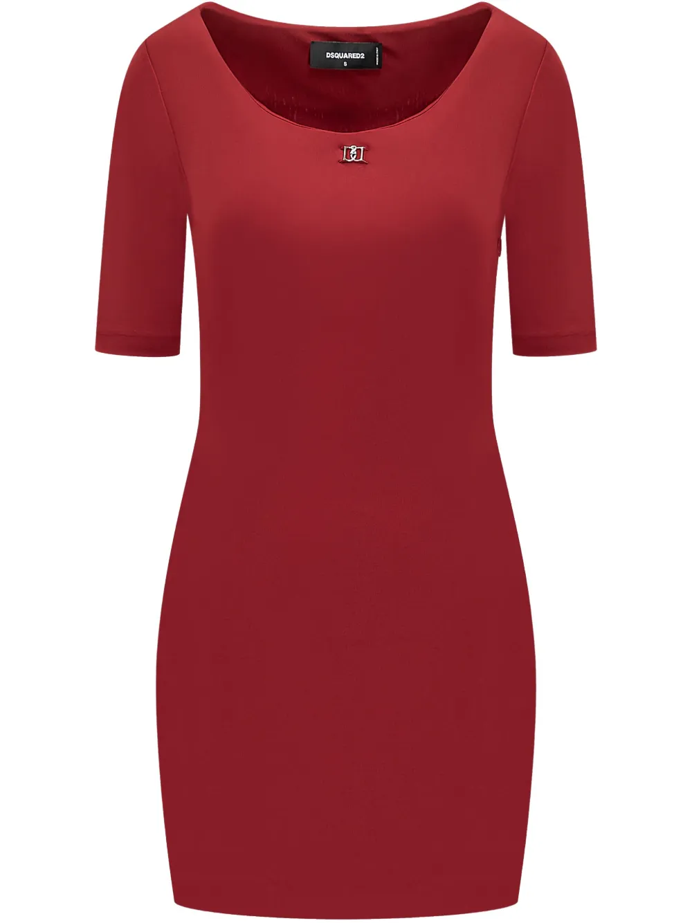 DSQUARED2 logo-plaque mini dress