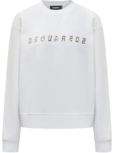 DSQUARED2 logo-appliqué sweatshirt
