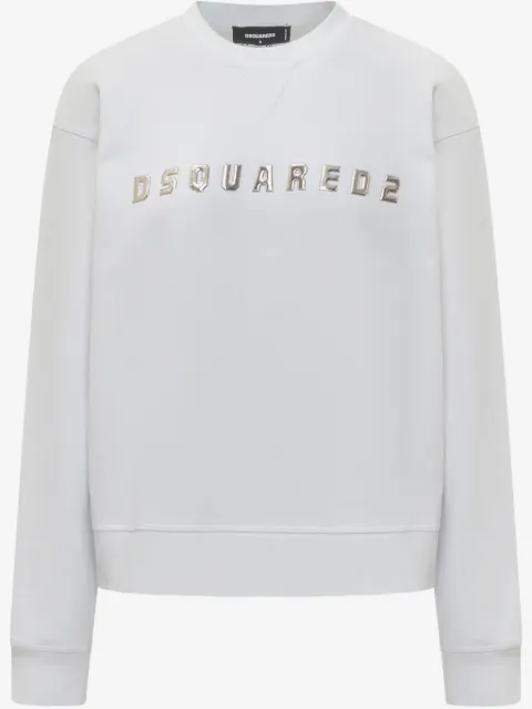 DSQUARED2 logo-appliqué sweatshirt