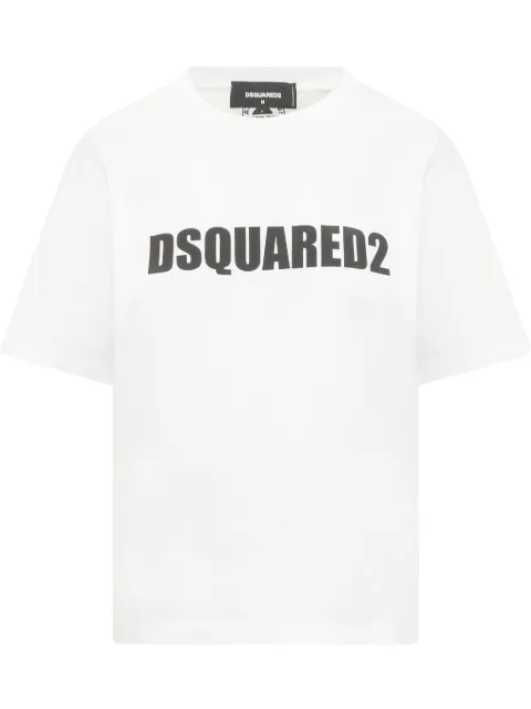 DSQUARED2 playera con logo estampado