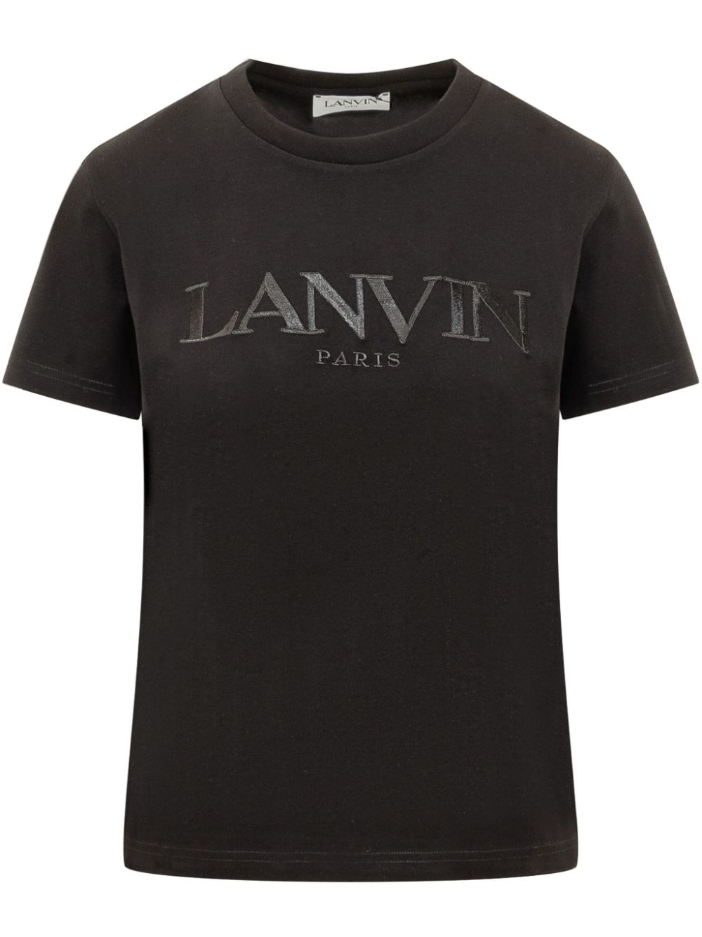 logo-embroidered T-shirt