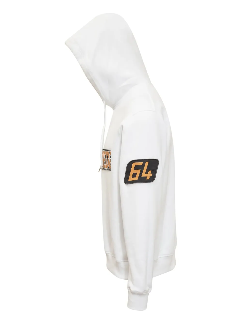 DSQUARED2 Hoodie met logo-applicatie Wit