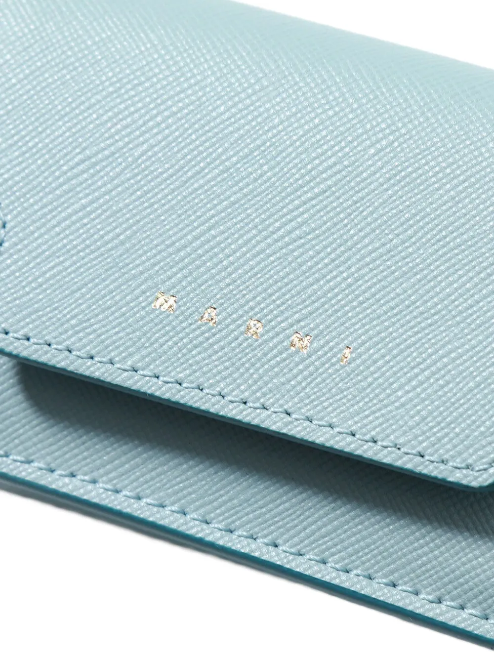 Marni Portemonnee met logoprint Blauw