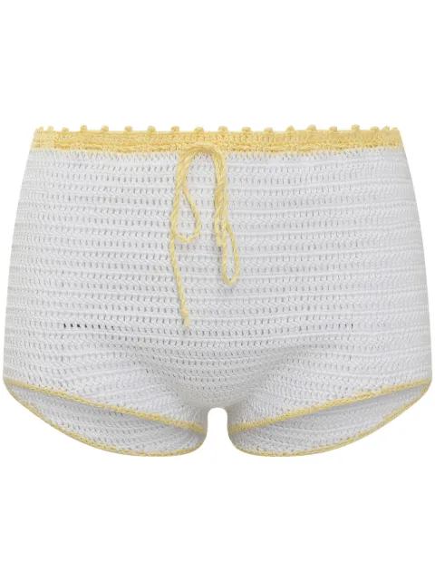 MIXIK shorts tejido de crochet