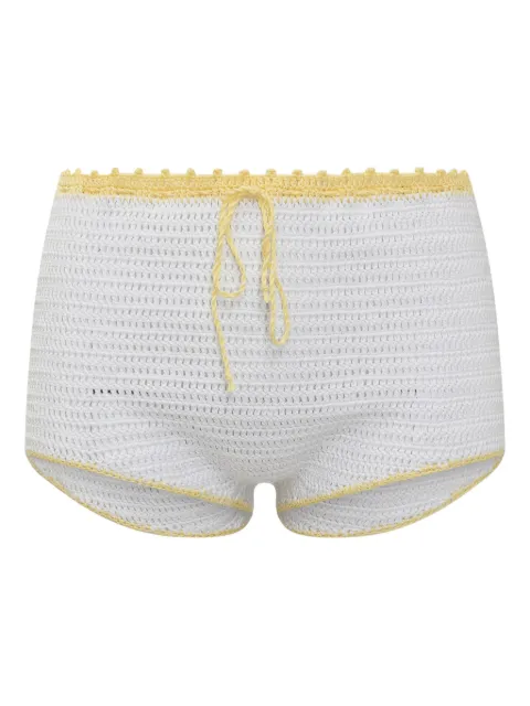 MIXIK shorts tejido de crochet